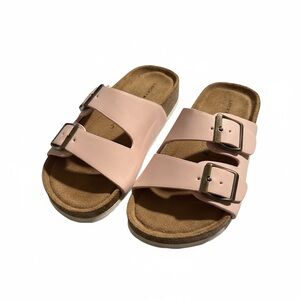 Lucky Brand Pink Double Strap Sandals
